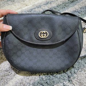Black Gucci Crossbody Handbag
